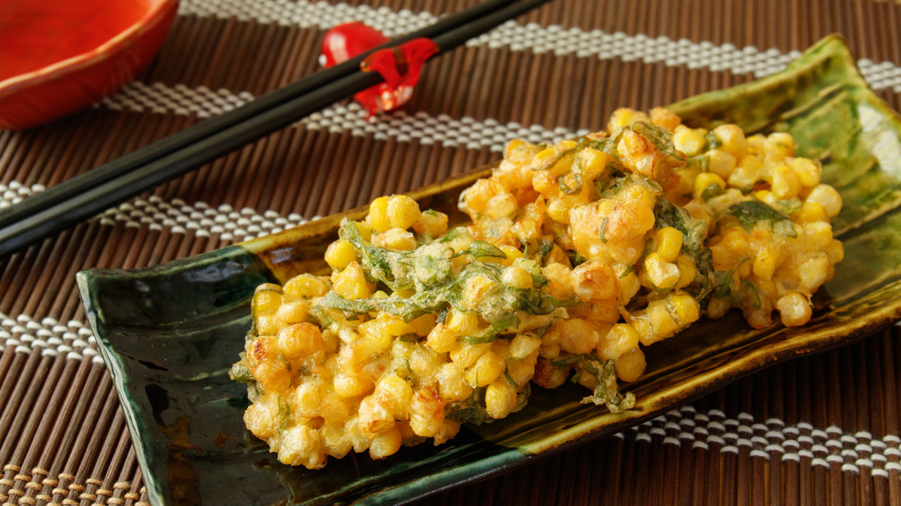 夏を味わう！簡単とうもろこしの天ぷら（かき揚げ）の作り方・レシピ